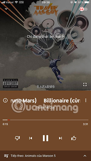 Instructions for using basic Youtube Music Picture 8