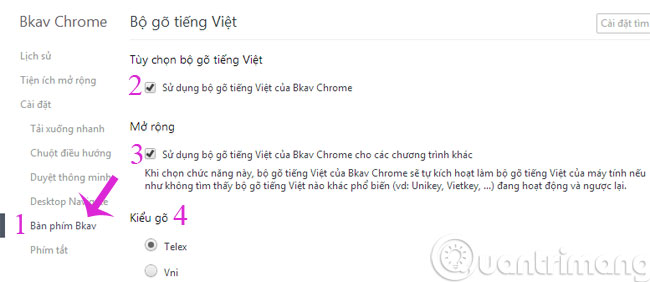Instructions for using Bchrome as Vietnamese keyboard instead of Unikey Picture 2