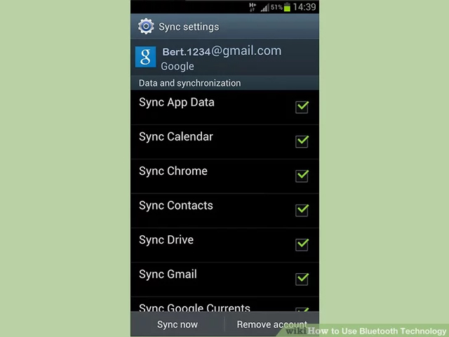 Instructions for using Bluetooth on devices Picture 13
