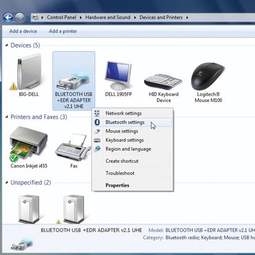 Instructions for using Bluetooth on devices Picture 7