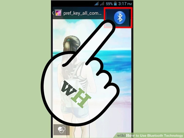 Instructions for using Bluetooth on devices Picture 9