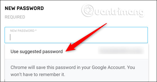 Instructions for using Chrome's built-in password generator Picture 8
