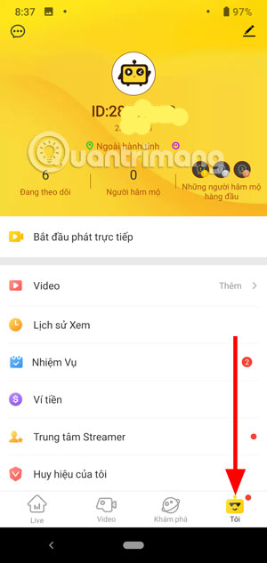 Instructions for using CubeTV on the phone Picture 3
