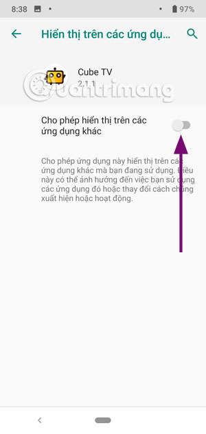 Instructions for using CubeTV on the phone Picture 9