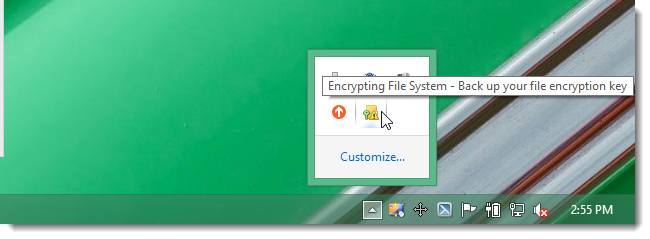 Instructions for using EFS to encrypt files and folders on Windows 8.1 Pro Picture 11