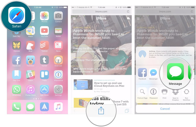 Instructions for using extension share (sharing) on ​​iPhone and iPad Picture 3