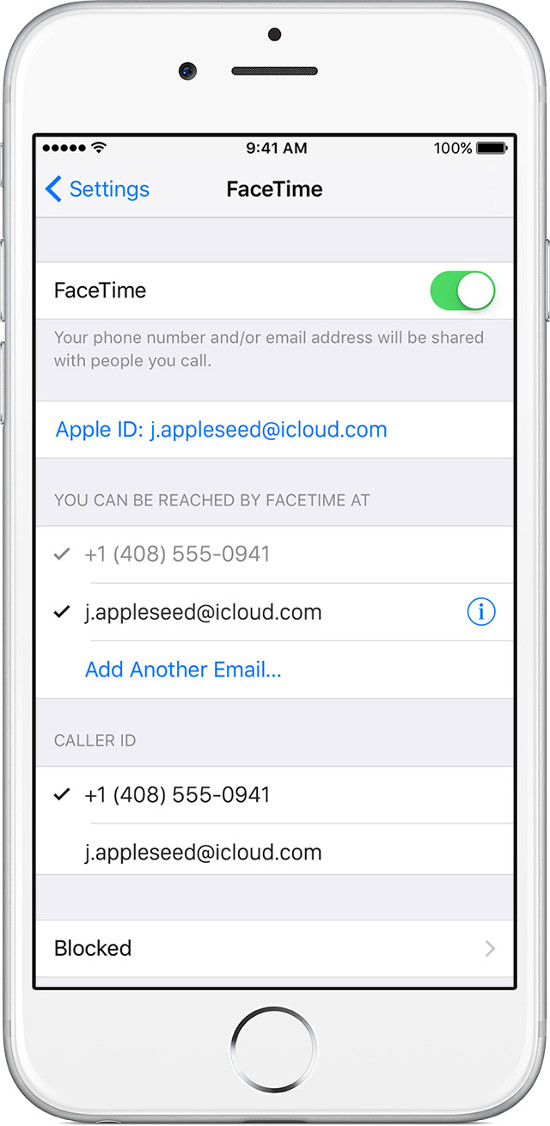 Instructions for using Facetime on iPhone / iPad Picture 1