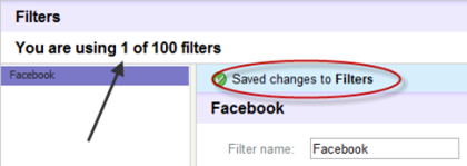 Instructions for using filters in Yahoo Mail Picture 10