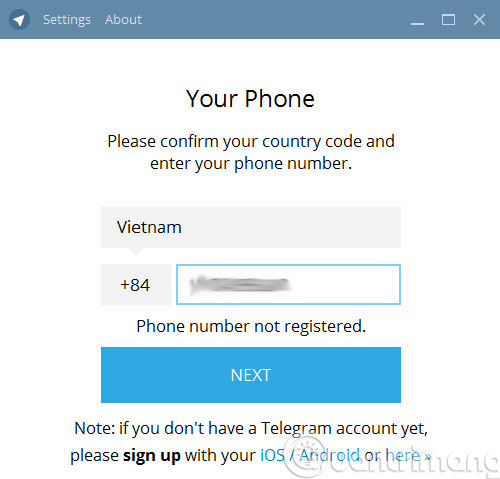 Instructions for using free chat software Telegram on your computer Picture 12