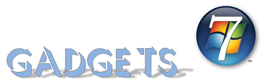 Instructions for using gadgets, gadgets on the desktop Picture 1