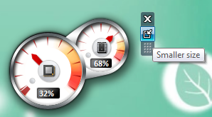 Instructions for using gadgets, gadgets on the desktop Picture 8