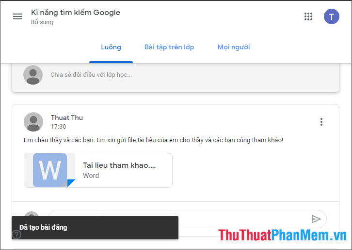 Instructions for using Google Classroom for students Picture 12