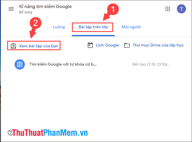 Instructions for using Google Classroom for students Picture 13