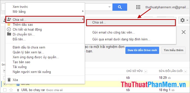 Instructions for using Google Drive Picture 8