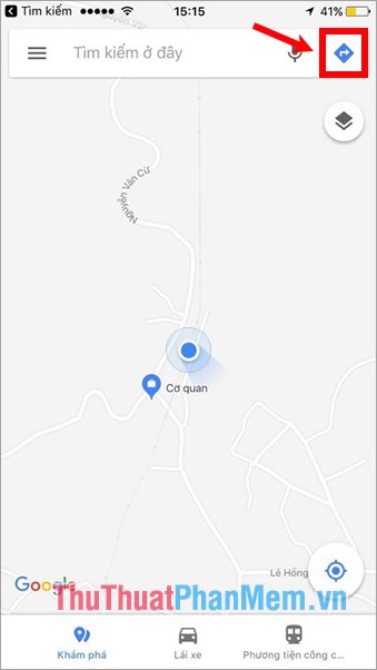 Instructions for using Google Maps to find your way Picture 12