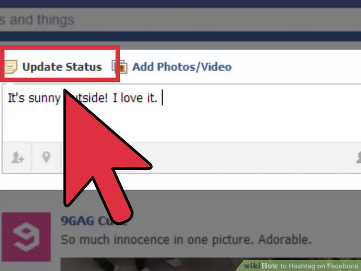 Instructions for using Hashtag on Facebook Picture 3