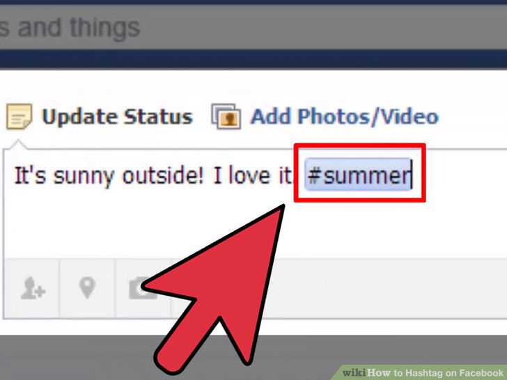 Instructions for using Hashtag on Facebook Picture 4