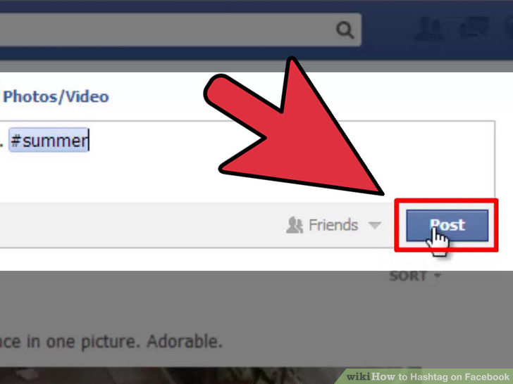 Instructions for using Hashtag on Facebook Picture 5