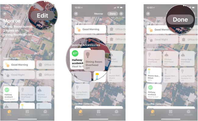 Instructions for using Home with Control Center on iPhone Picture 5