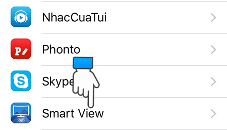 Instructions for using iPhone to control Samsung TVs Picture 3