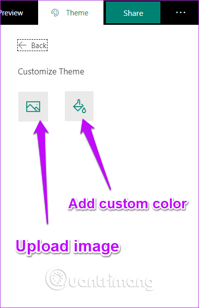 Instructions for using Microsoft Forms Picture 18