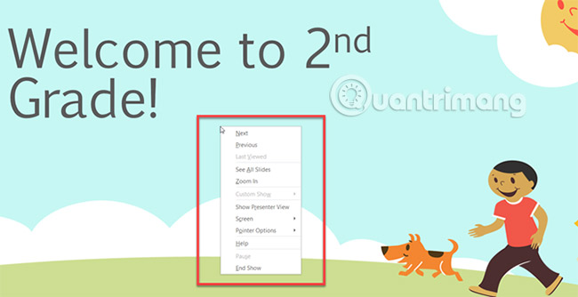 Instructions for using Microsoft Power Point Picture 16