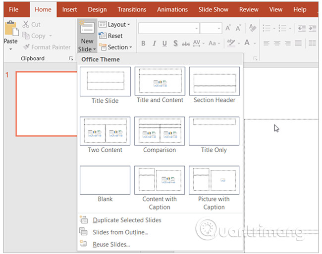 Instructions for using Microsoft Power Point Picture 3