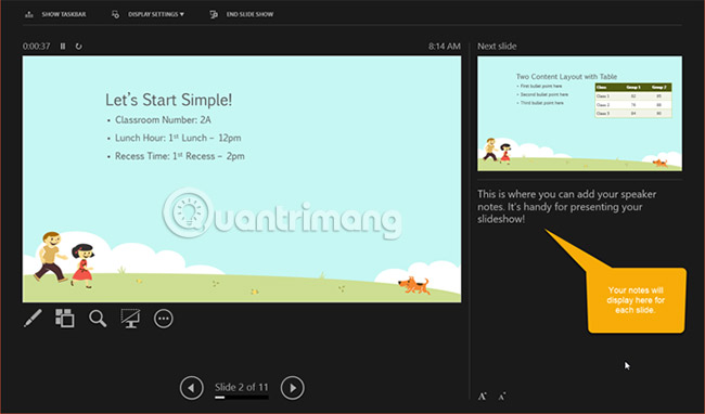 Instructions for using Microsoft Power Point Picture 7