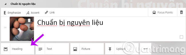 Instructions for using Microsoft Sway web-based Picture 7