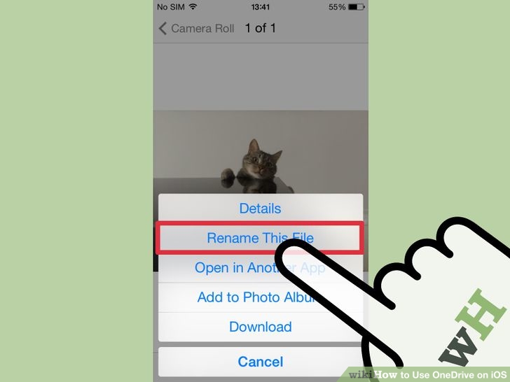 Instructions for using OneDrive on iOS devices Picture 21