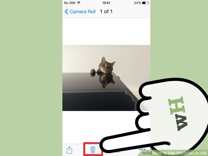 Instructions for using OneDrive on iOS devices Picture 22