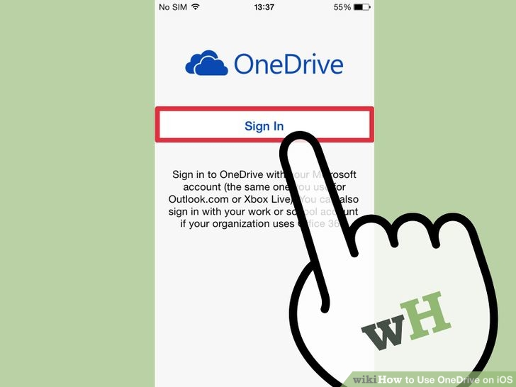 Instructions for using OneDrive on iOS devices Picture 3