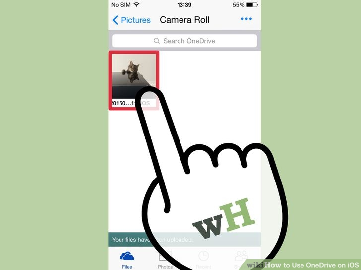 Instructions for using OneDrive on iOS devices Picture 6