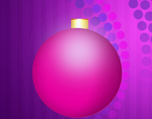 Instructions for using Photoshop CS6 (Part 7): Creating Christmas cards with Christmas balls on a Stylish background Picture 41
