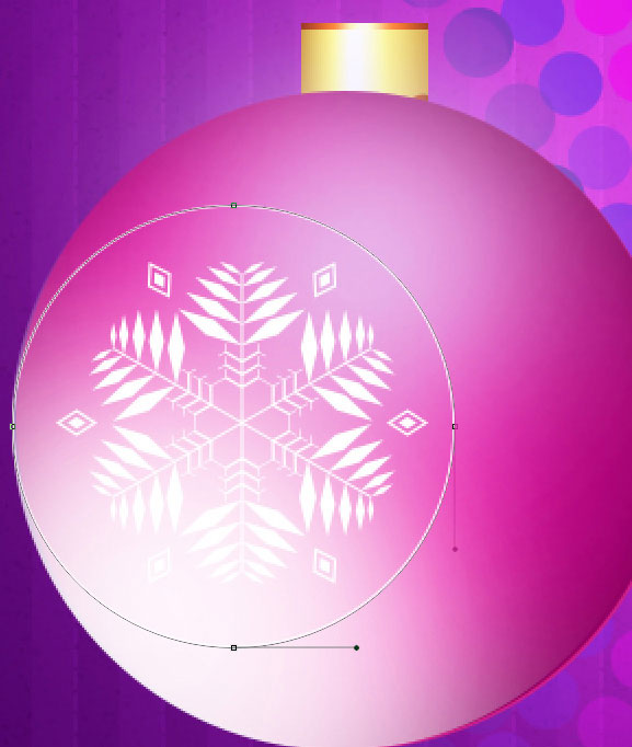 Instructions for using Photoshop CS6 (Part 7): Creating Christmas cards with Christmas balls on a Stylish background Picture 47