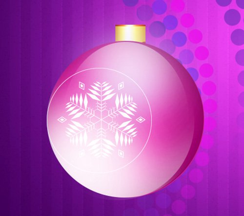 Instructions for using Photoshop CS6 (Part 7): Creating Christmas cards with Christmas balls on a Stylish background Picture 54