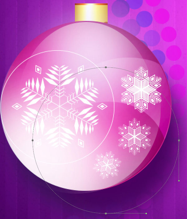 Instructions for using Photoshop CS6 (Part 7): Creating Christmas cards with Christmas balls on a Stylish background Picture 63