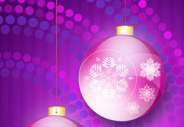 Instructions for using Photoshop CS6 (Part 7): Creating Christmas cards with Christmas balls on a Stylish background Picture 66