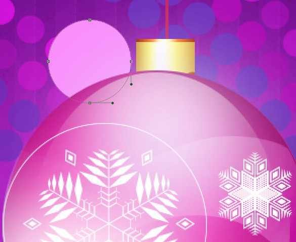 Instructions for using Photoshop CS6 (Part 7): Creating Christmas cards with Christmas balls on a Stylish background Picture 69