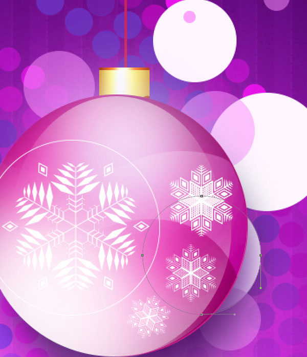 Instructions for using Photoshop CS6 (Part 7): Creating Christmas cards with Christmas balls on a Stylish background Picture 72