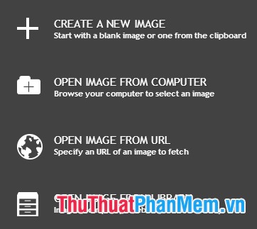 Instructions for using Photoshop Online Picture 1