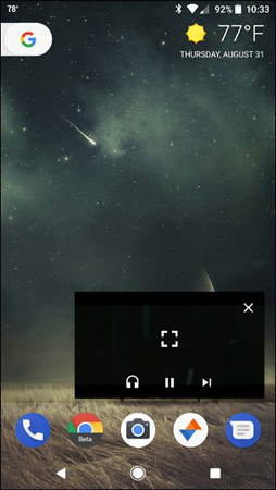 Instructions for using picture-in-picture mode on Android Oreo Picture 3