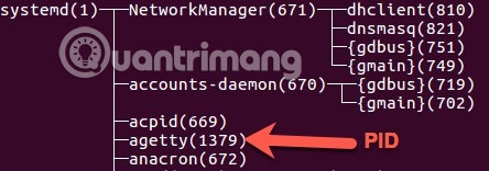 Instructions for using pstree command on Linux Picture 2