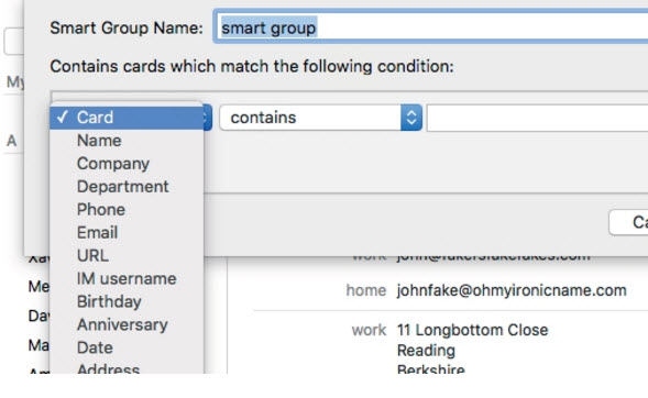 Instructions for using Smart Contacts on Mac Picture 2