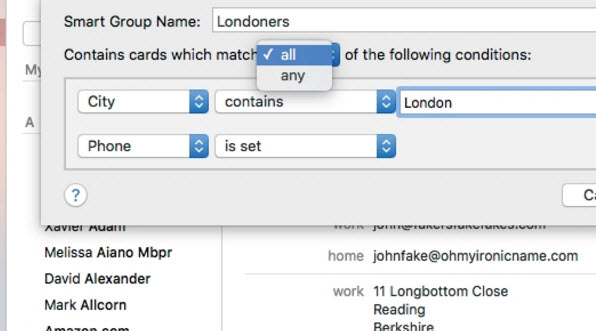 Instructions for using Smart Contacts on Mac Picture 3