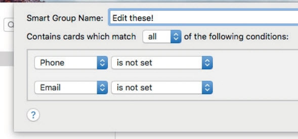 Instructions for using Smart Contacts on Mac Picture 8