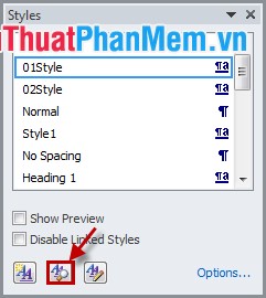 Instructions for using Style in Word Picture 17