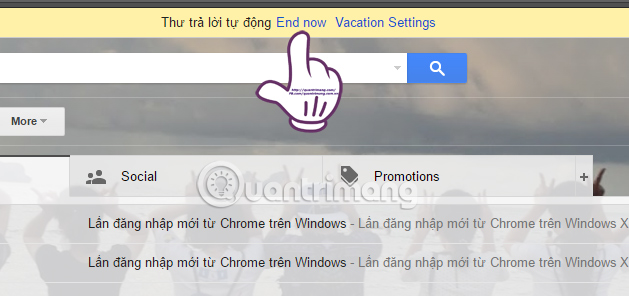 Instructions for using the auto-reply feature on Gmail Picture 5