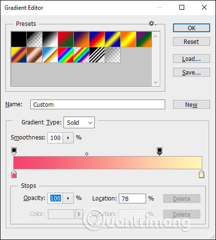 Instructions for using the gradient tool in Photoshop Picture 10