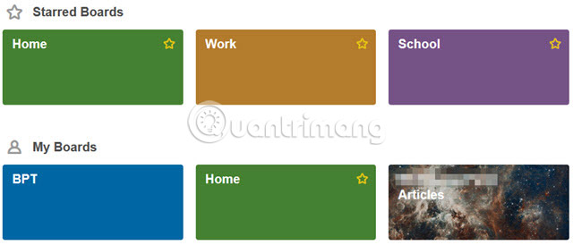 Instructions for using Trello to manage projects and life Picture 1